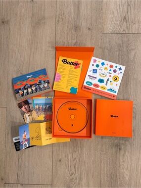 BTS Butter Album+Extra Photocards Set (Peaches ver.) *JIN & JIMIN card